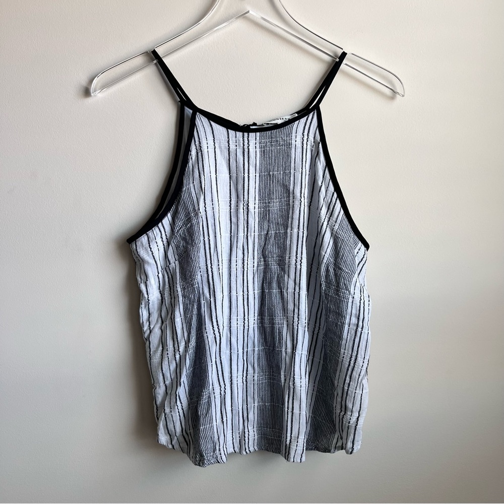 Monteau Striped High Neck Tank Medium✨